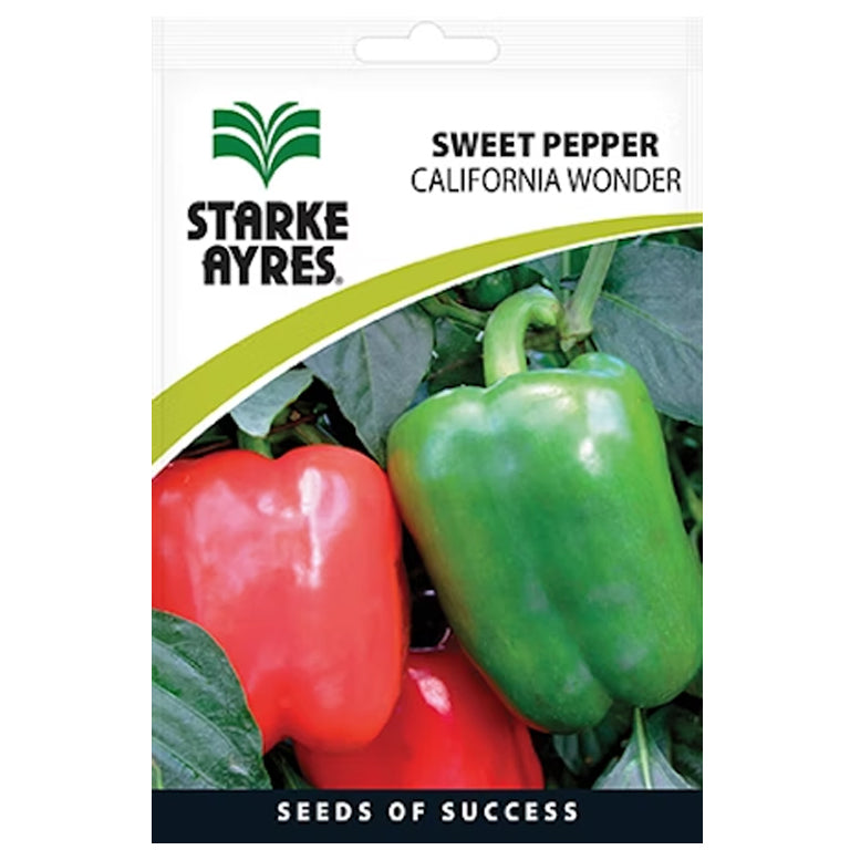 Sweet Pepper California Wonder Seeds - GARDENING.co.za