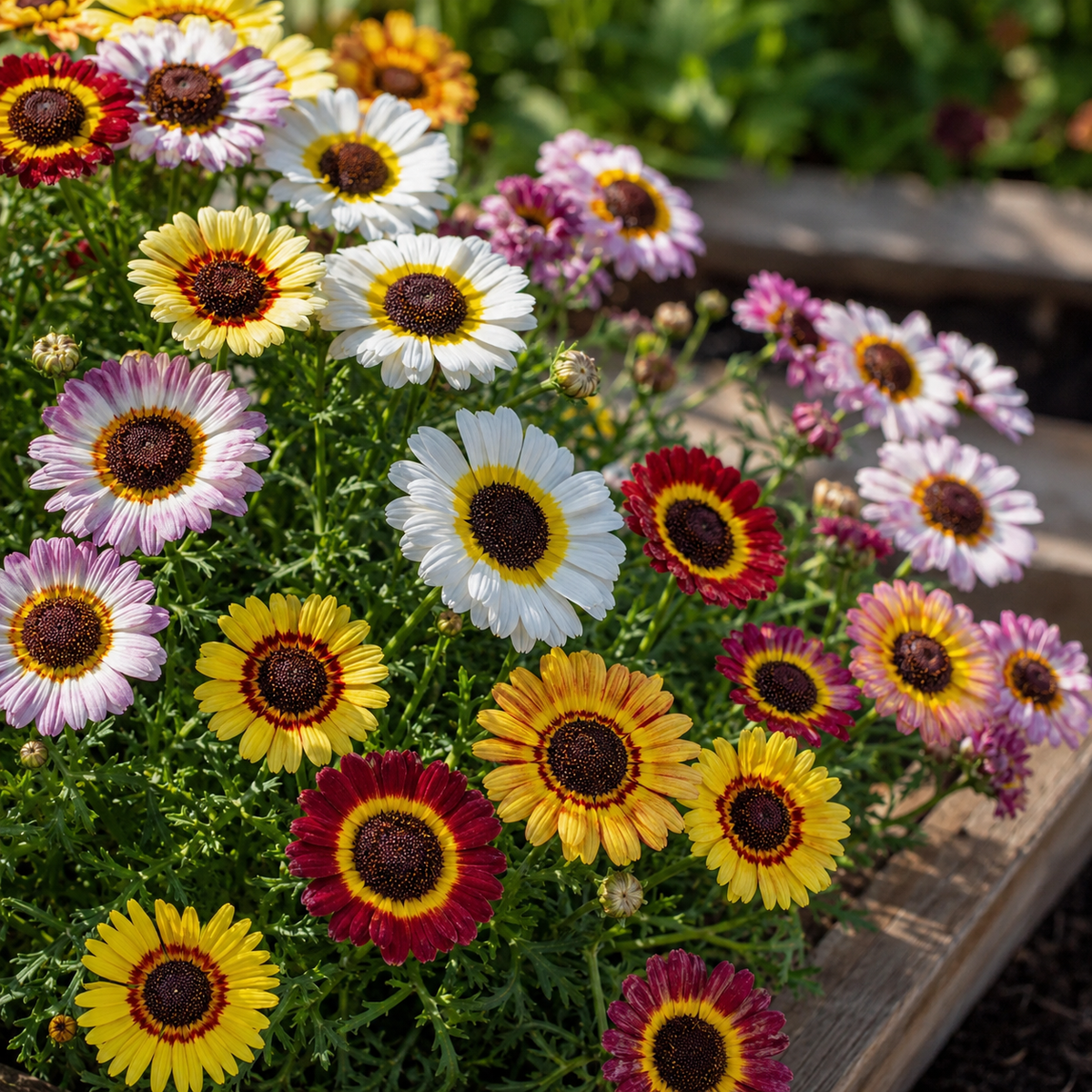 Chrysanthemum Rainbow Single Mix Seeds - Ubuntuberg Seeds product image