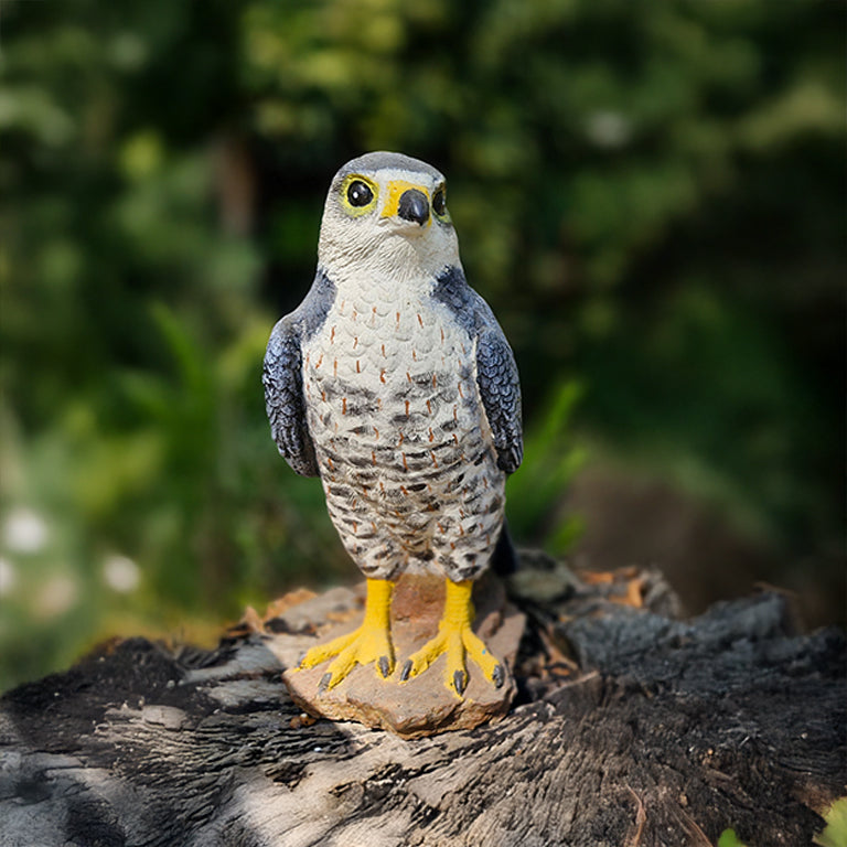 Falcon garden decor