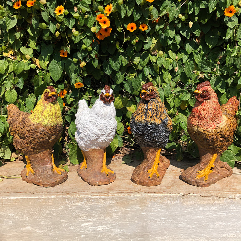 Hens garden decor