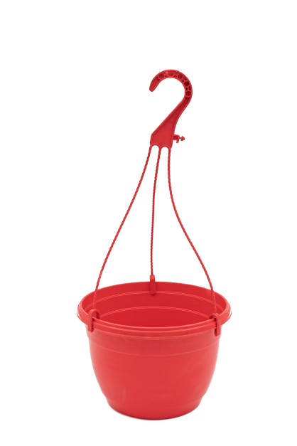 Hanging Baskets with Hanger- 20cm - red