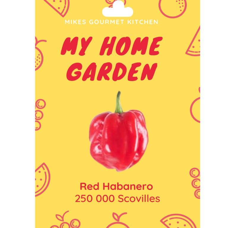 My Home Garden Red Habanero Pepper Seeds