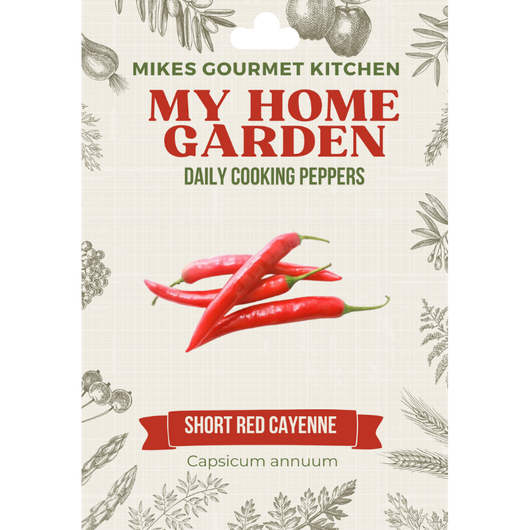 My Home Garden Short Red Cayenne Pepper Seeds