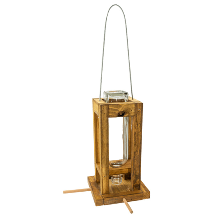 Wild Wings Seed Feeder Glass Bottle