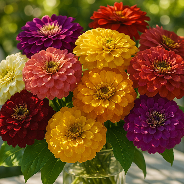 Ubuntuberg Zinnia California Giants Mix Seeds