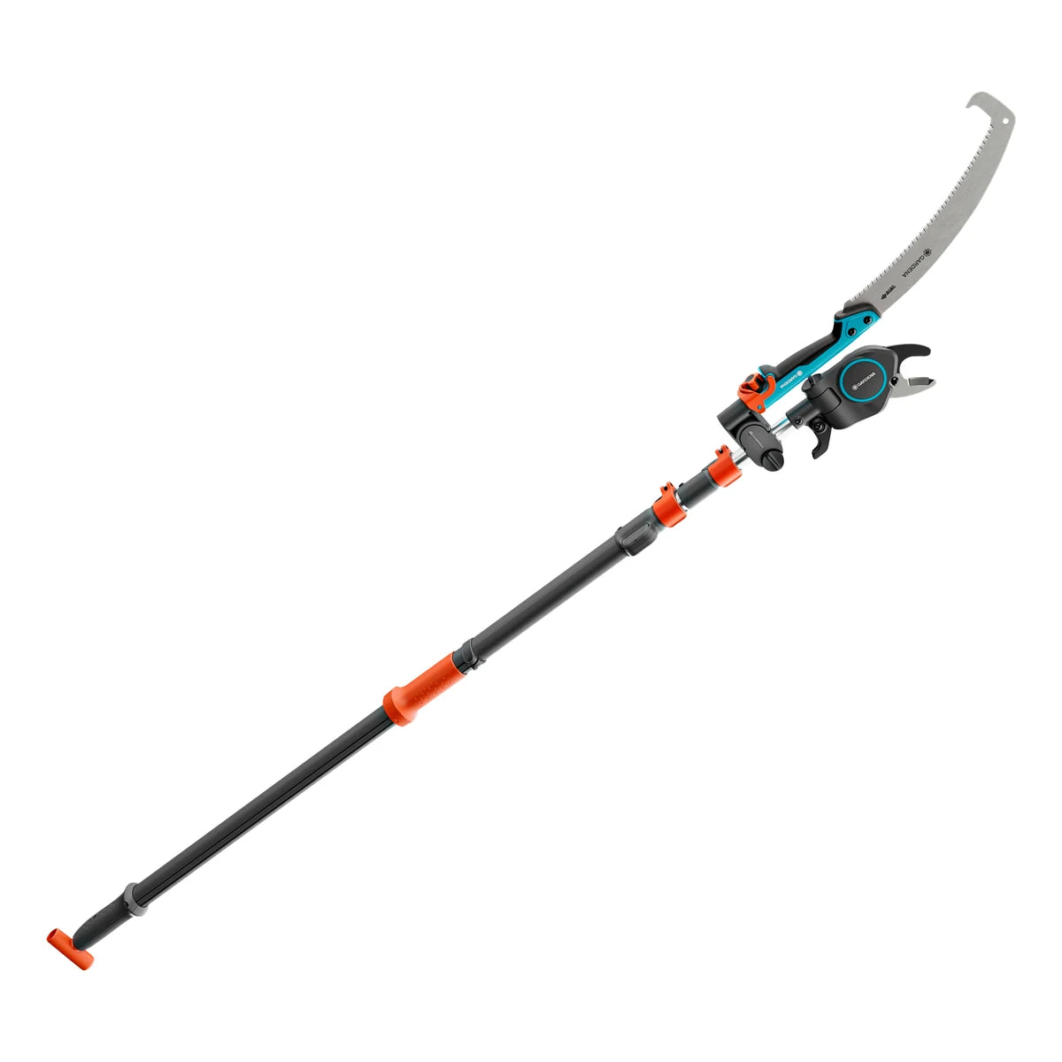 GARDENA StarCut Pro L telescopic pruning set with cutting head and saw attachment