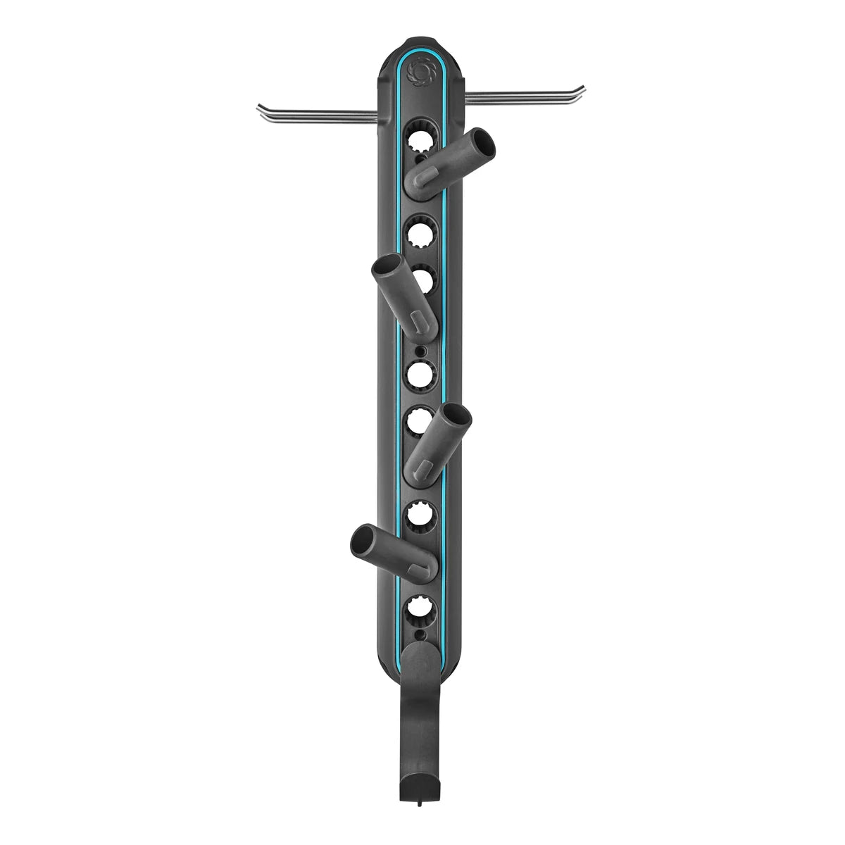 GARDENA combisystem Tool Rack Flex with four holders and metal handle hangers