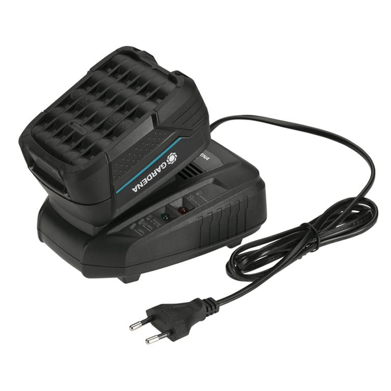 GARDENA Mega Battery Starter Set P4A - Includes Quick Charger and 1x4.0Ah Battery-GARDENING.co.za