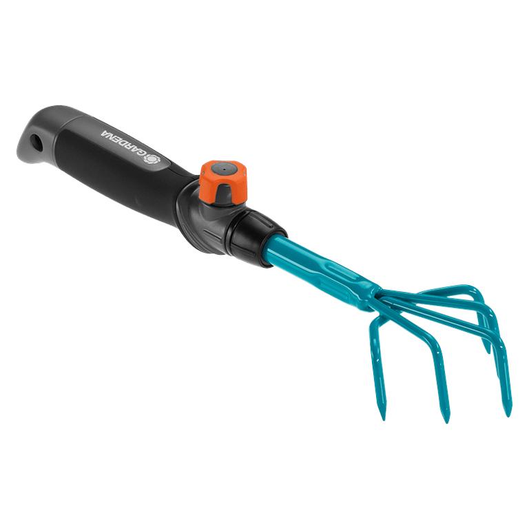 GARDENA combisystem Hand Weeder with three tines and detachable hand grip