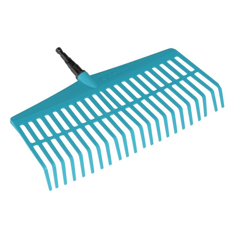 GARDENA combisystem Lawn Rake head with wide blue tines