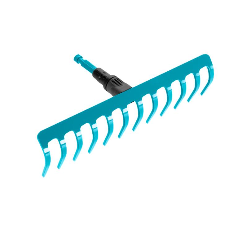 GARDENA combisystem Rake head with curved blue tines
