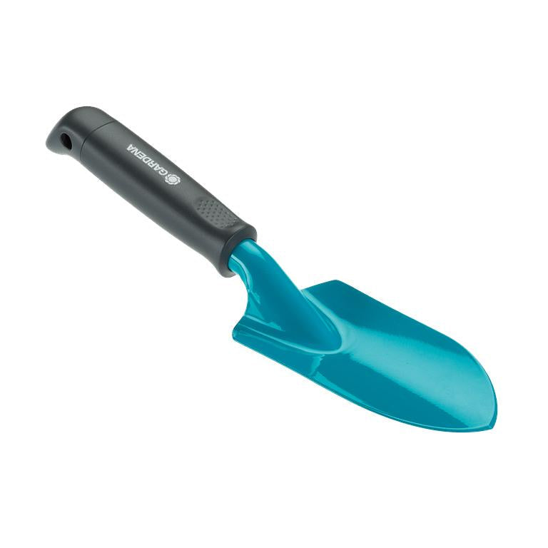 GARDENA Classic Hand Trowel with blue scoop and black grip