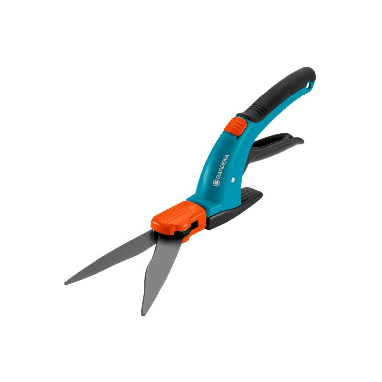 GARDENA Comfort grass shears with rotatable head and open blades
