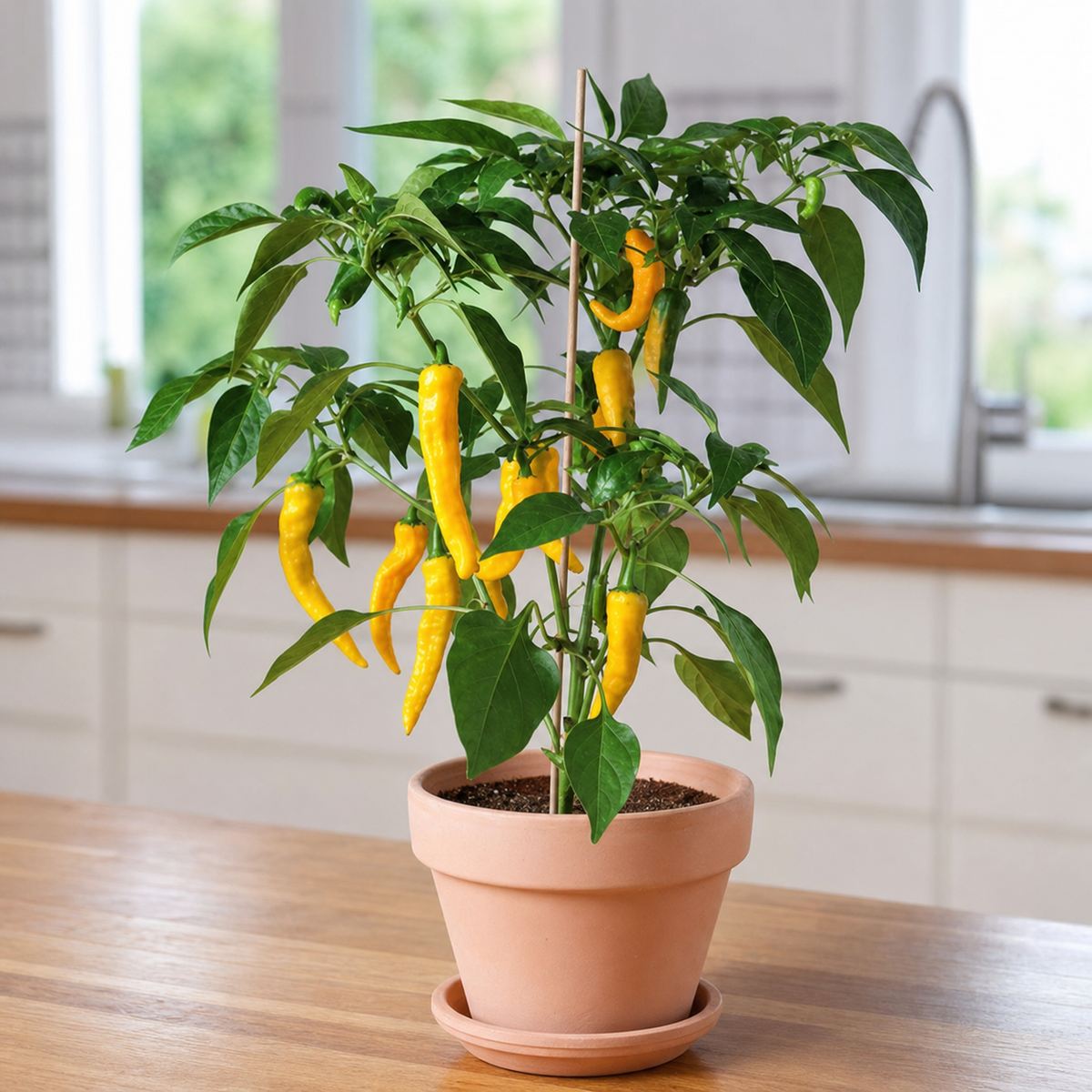 CAPSICUM POT PEPPER GOLDEN CAYENNE