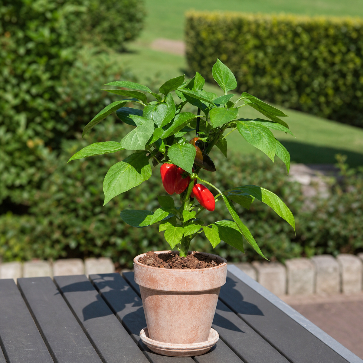 CAPSICUM POT PEPPER SNACK RED
