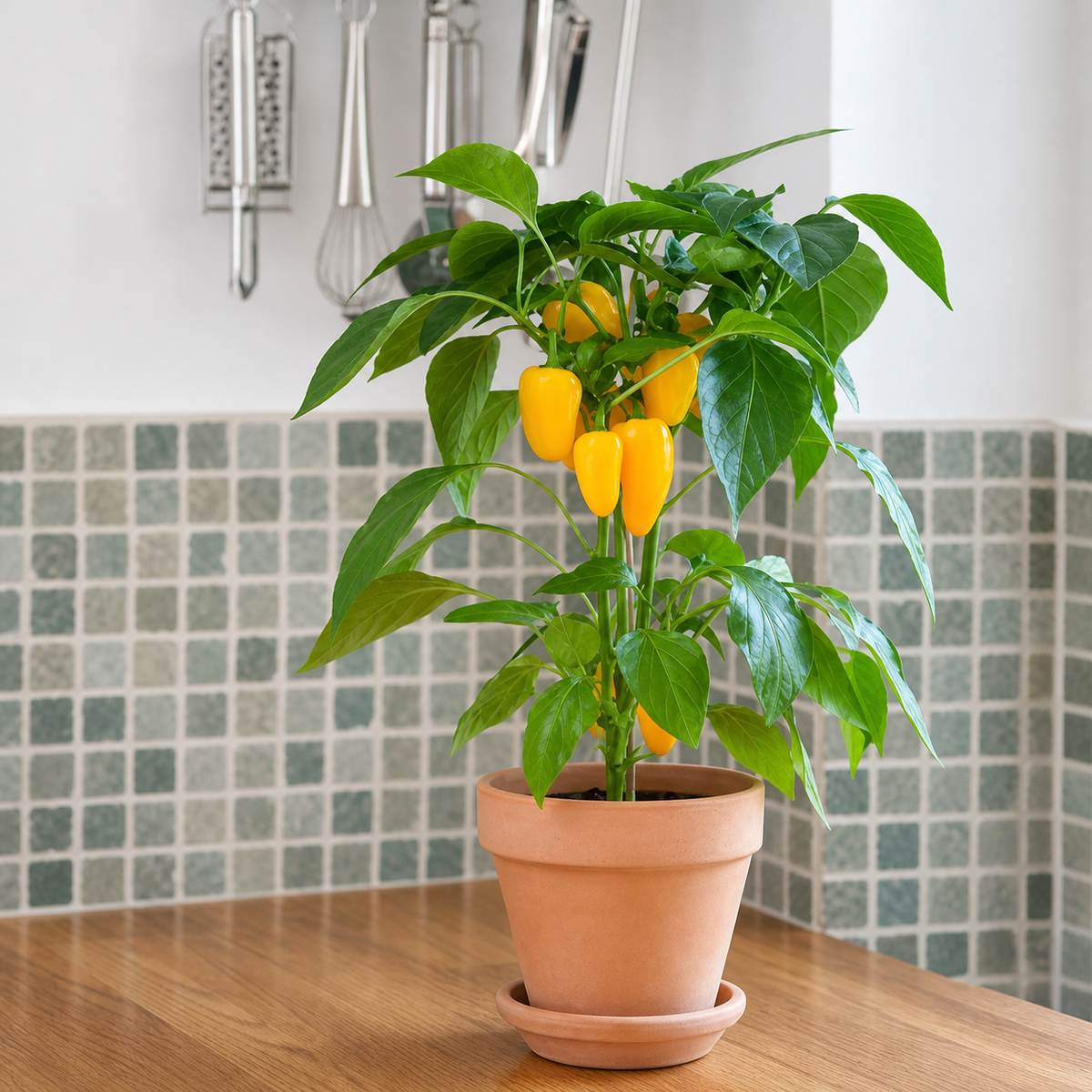 CAPSICUM POT PEPPER SNACK YELLOW