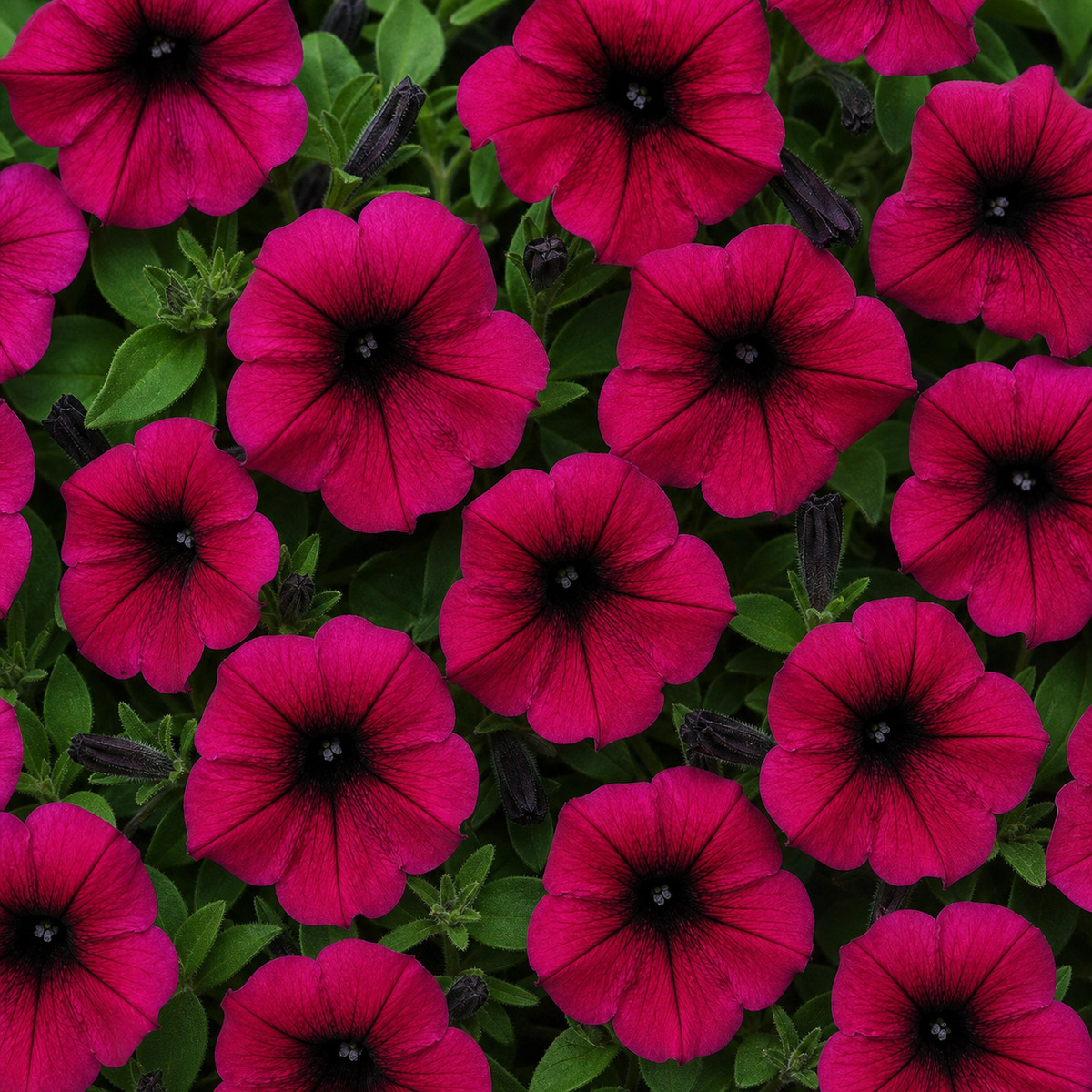 Ubuntuberg Petunia Shock Wave Deep Purple Seeds
