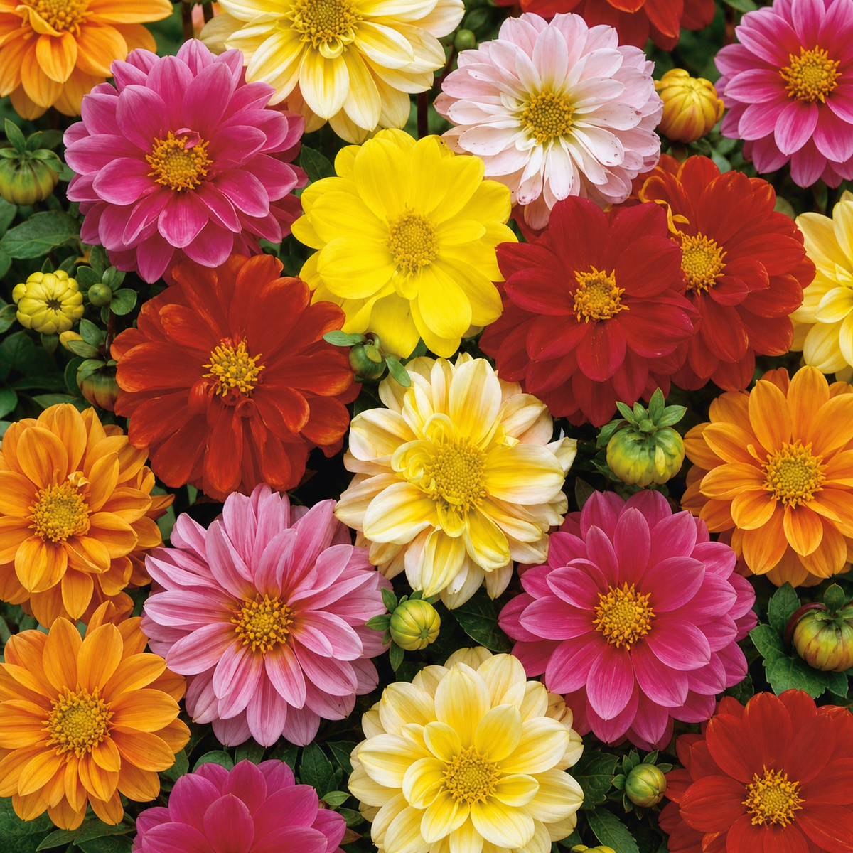 DAHLIA UNWINS BEDDING MIX