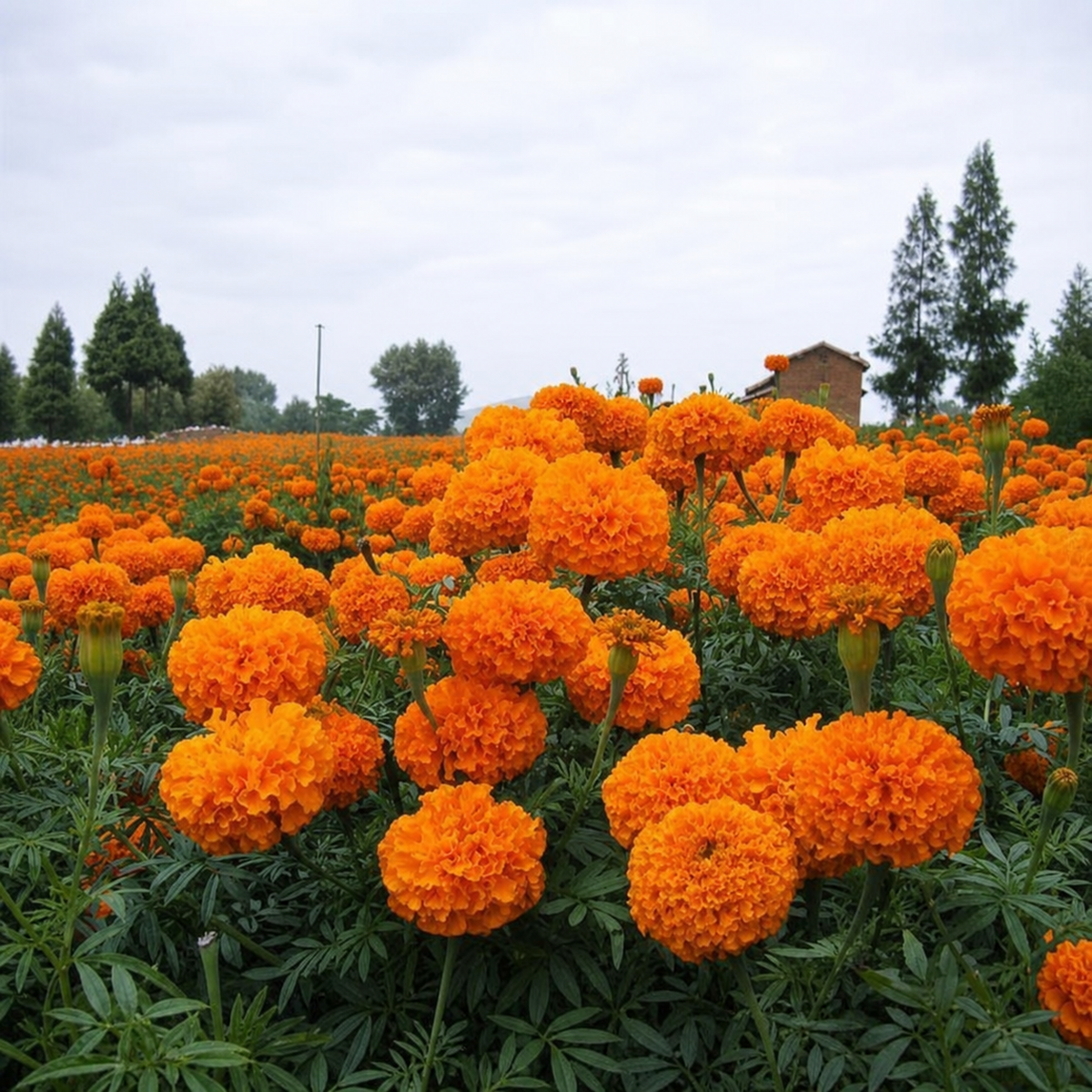 Marigold Firestone Orange Seeds - Ubuntuberg Seeds product image