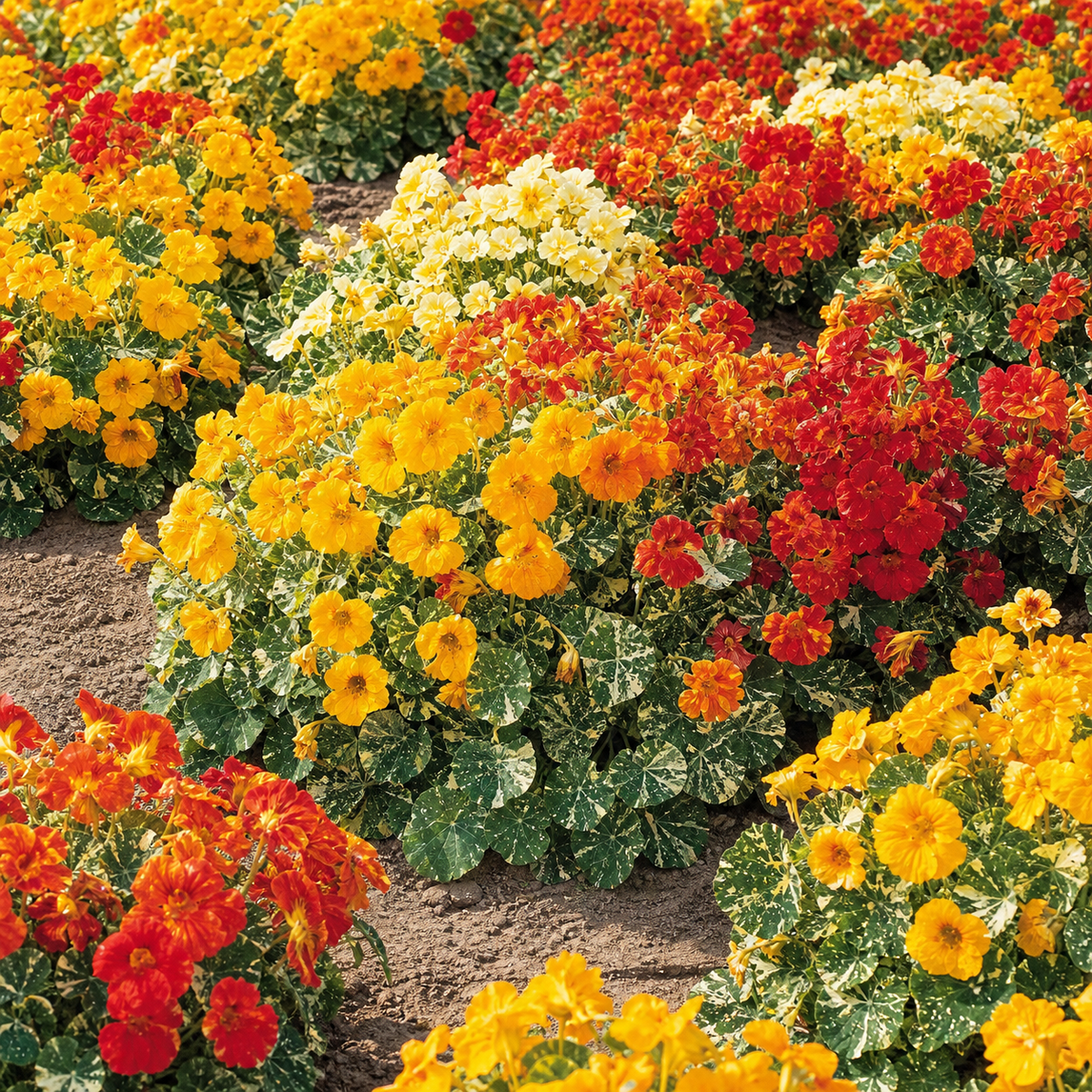 NASTURTIUM ALASKA MIX