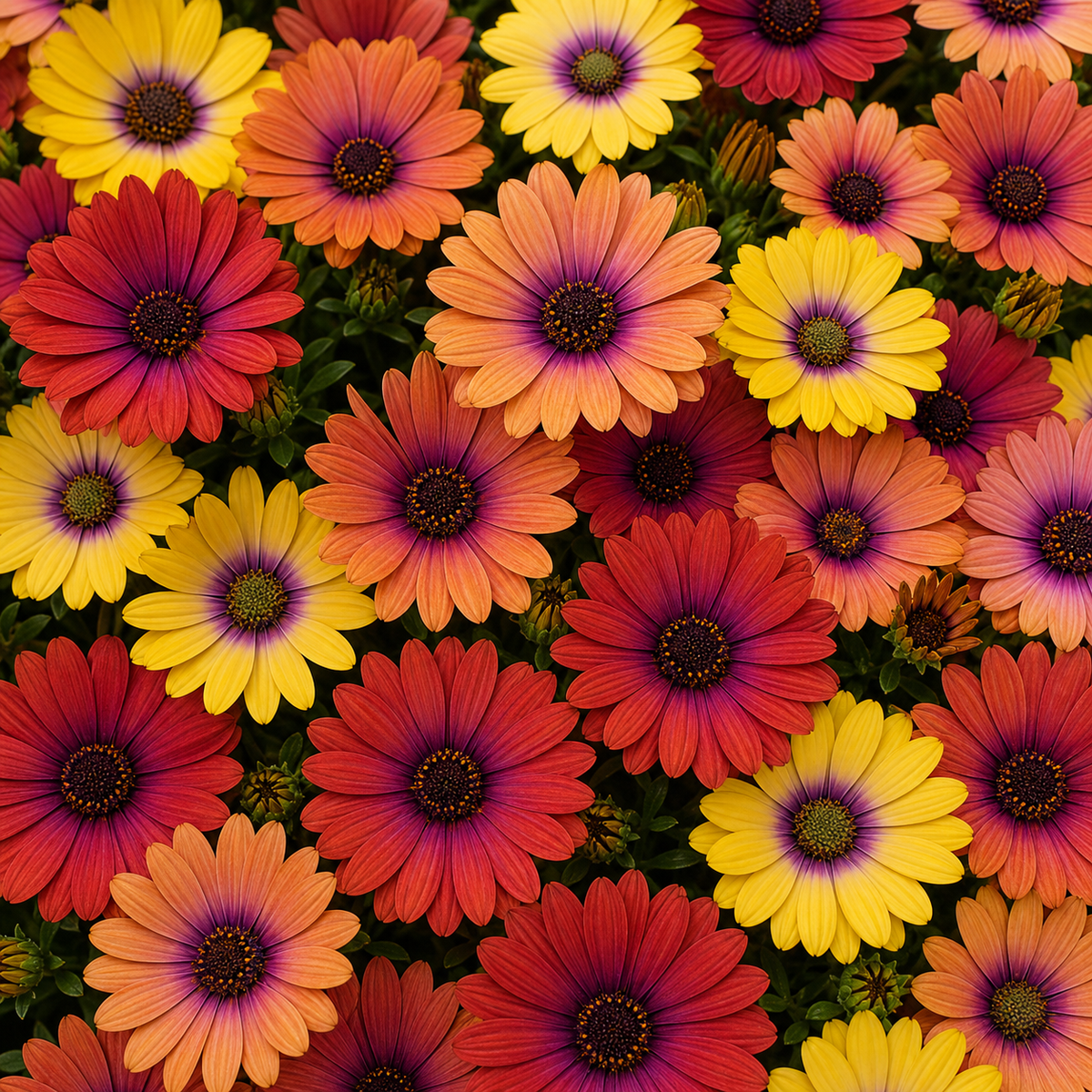 Ubuntuberg Osteospermum Akila Hawaii Sunset Mix Seed