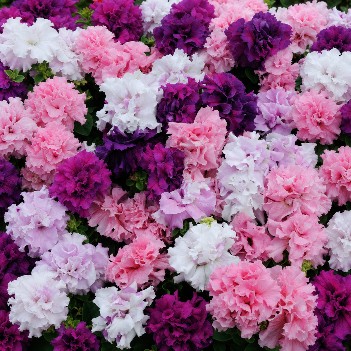 PETUNIA DOUBLE CASCADE MIX