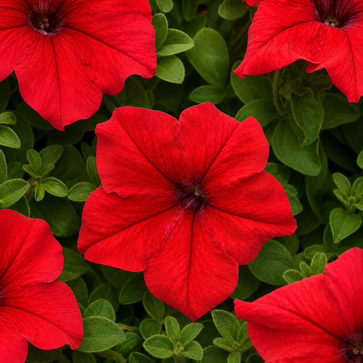 Petunia SCascade Red Seed – Trailing Annual for Baskets Seeds - Ubuntuberg Seeds product image