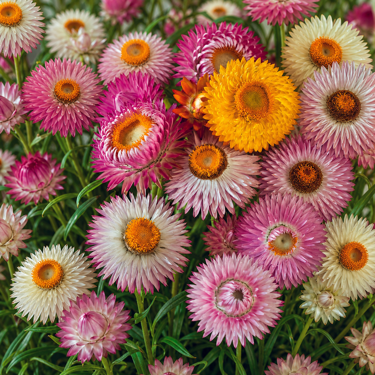Helichrysum Swiss Giants Mix Seeds - Ubuntuberg Seeds product image
