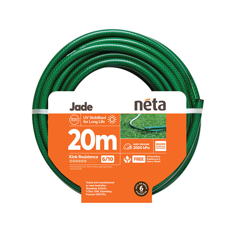 NETA Jade Garden Hose 12mm (½") 20 metre-GARDENING.co.za