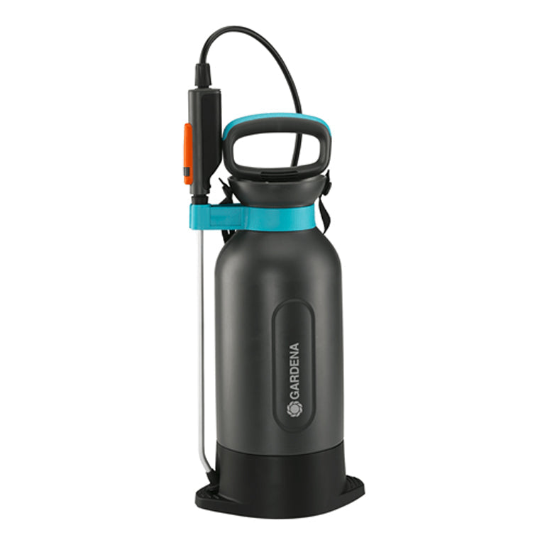 GARDENA Comfort 5 L pressure sprayer with pump handle, hose and spray lance