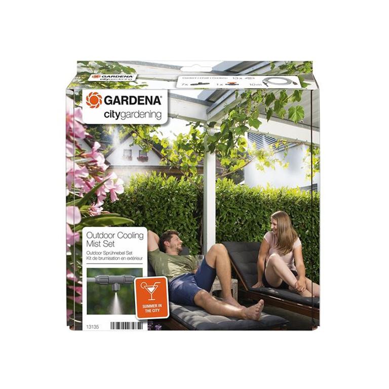 GARDENA city gardening Outdoor Cooling Mist Set in retail packaging