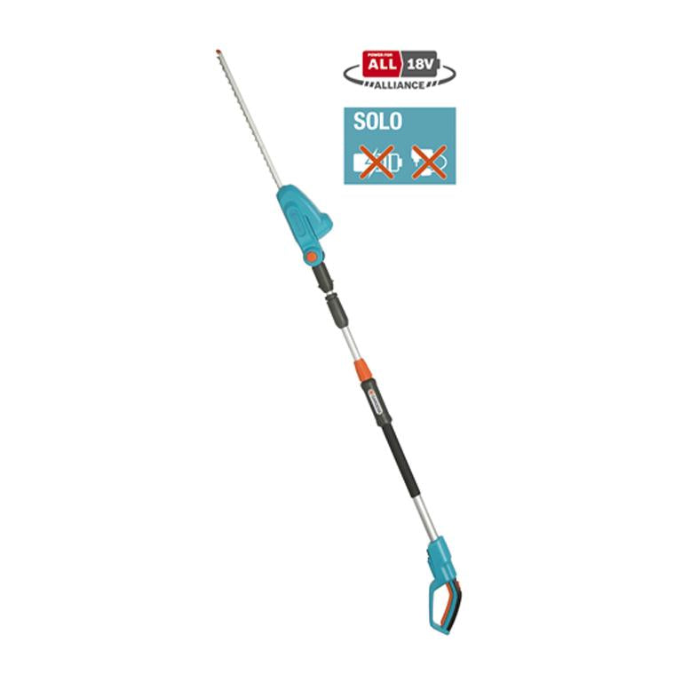 GARDENA Telescopic Hedge Trimmer 42/18V P4A SOLO with battery and charger excluded