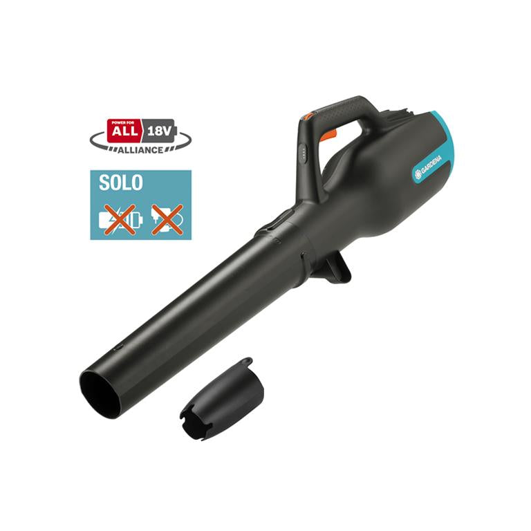 GARDENA PowerJet 18V P4A SOLO cordless leaf blower with nozzle attachment, battery and charger excluded