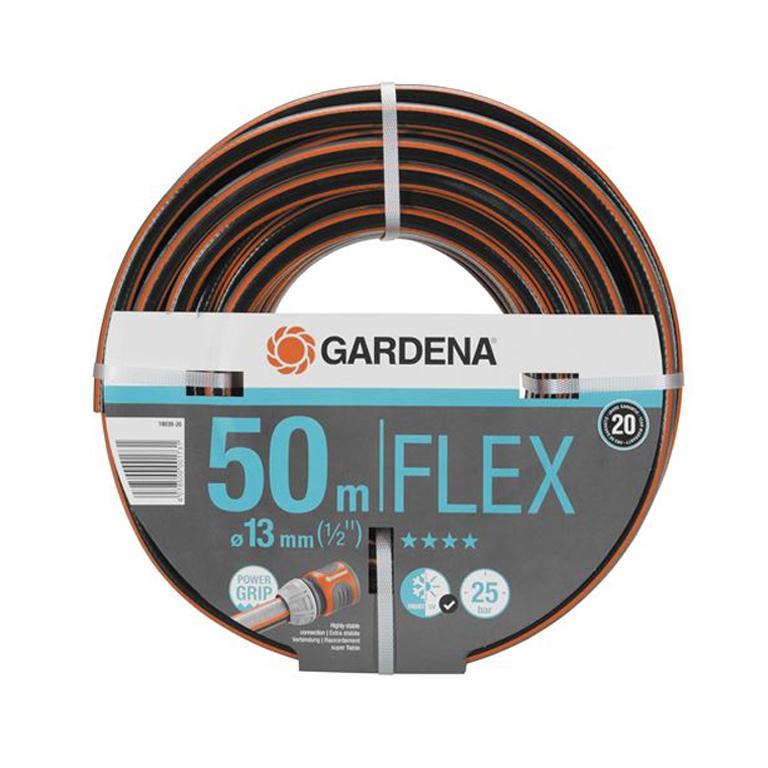 GARDENA Comfort FLEX 13 mm 50 m garden hose coil, front view