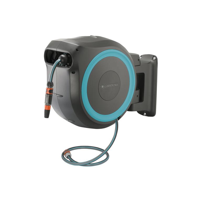 GARDENA RollUp XL wall-mounted hose box with hose, nozzle and connection hose