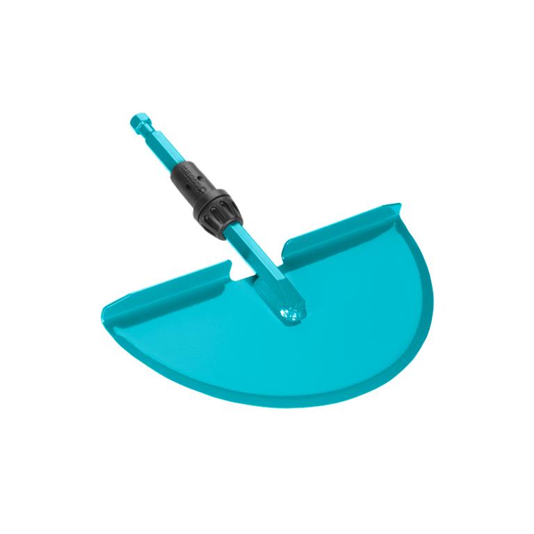 GARDENA combisystem Lawn Edge Trimmer head with curved blue blade