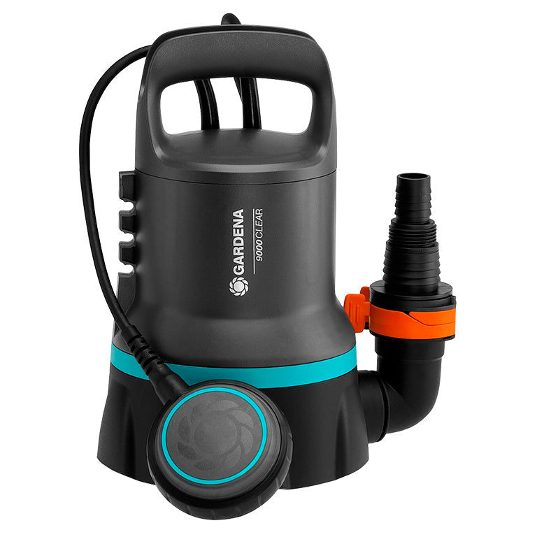 GARDENA 9000 Clear submersible pump with float switch and outlet connector