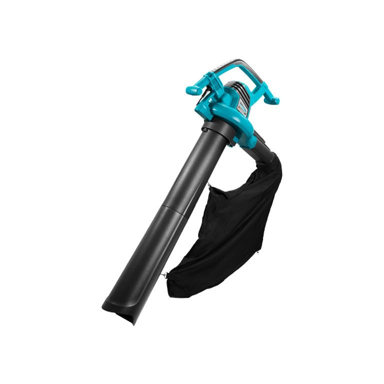 GARDENA ErgoJet 3000 electric blower vacuum assembled with collection bag