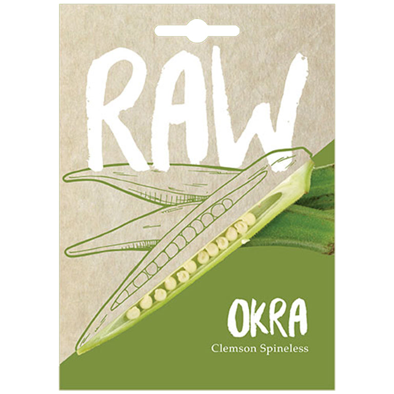 Okra Clemson Spineless Seeds - GARDENING.co.za