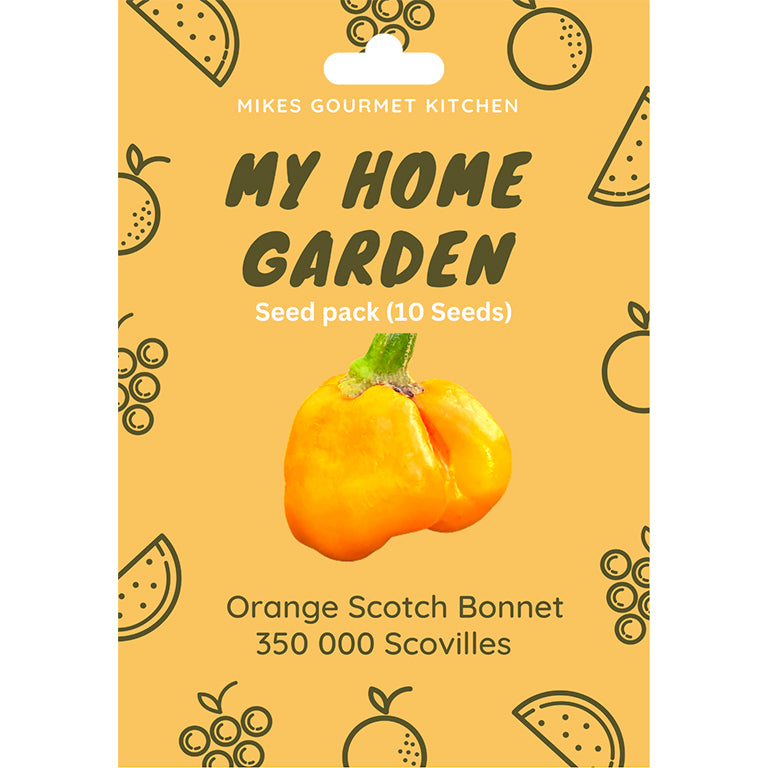 My Home Garden Orange Scotch Bonnet Chilli Pepper Seeds